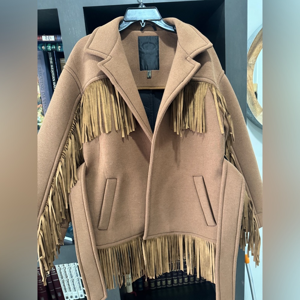 Goldbergh Fringe Tan Women's Jacket